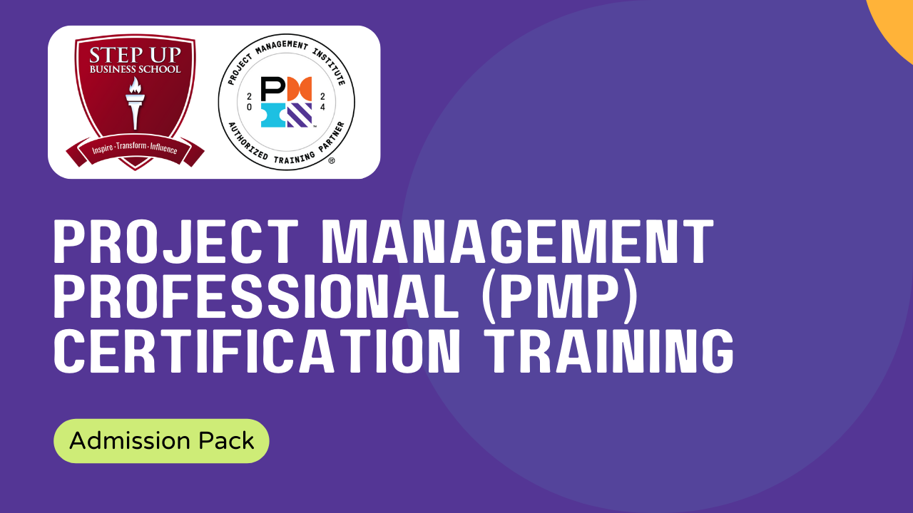 PMP Training Admission Confirmation