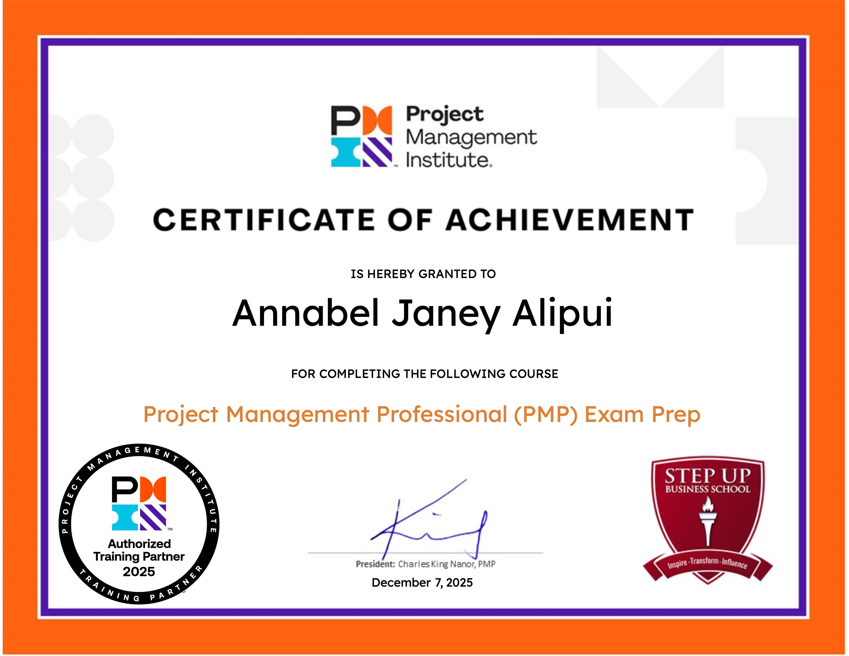 PMP Mock Exam for 35-Contact Hour Certificate